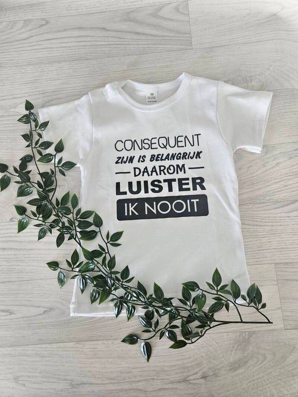 T-shirt | Consequent zijn