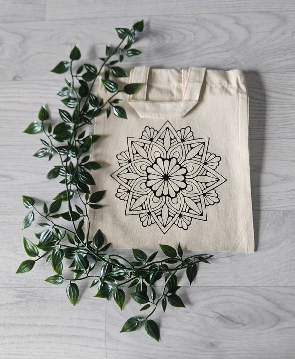 Tasje om in te kleuren | Mandala