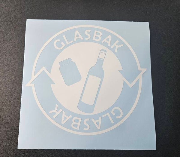 Sticker | Glasbak
