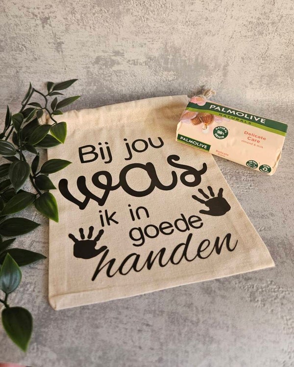 Katoenen Zakje | Bij jou was ik in goede handen