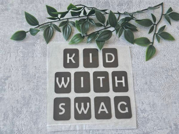 Strijkapplicatie | Kid with swag