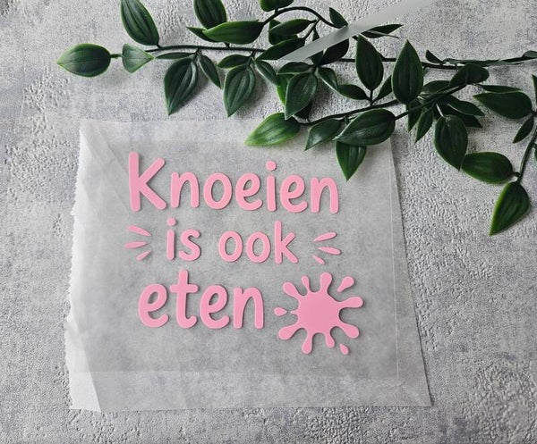 Strijkapplicatie | Knoeien is ook eten