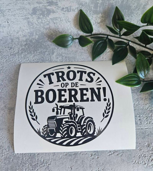 Sticker | Trots op de boeren