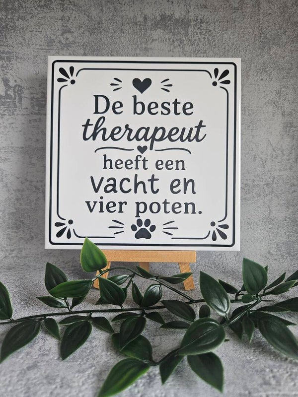 Tegeltje | De beste therapeut