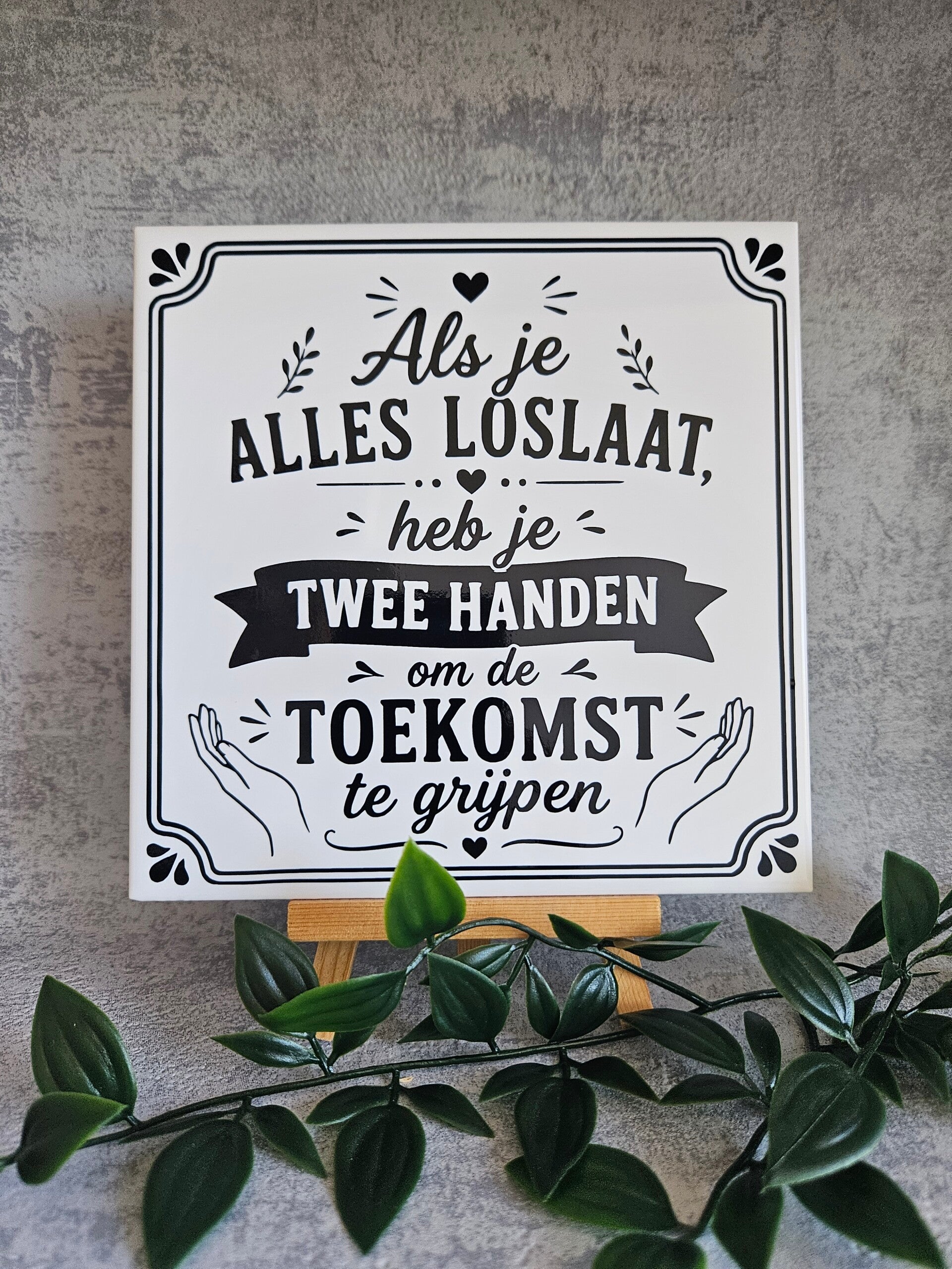 Tegeltje | Als je alles loslaat