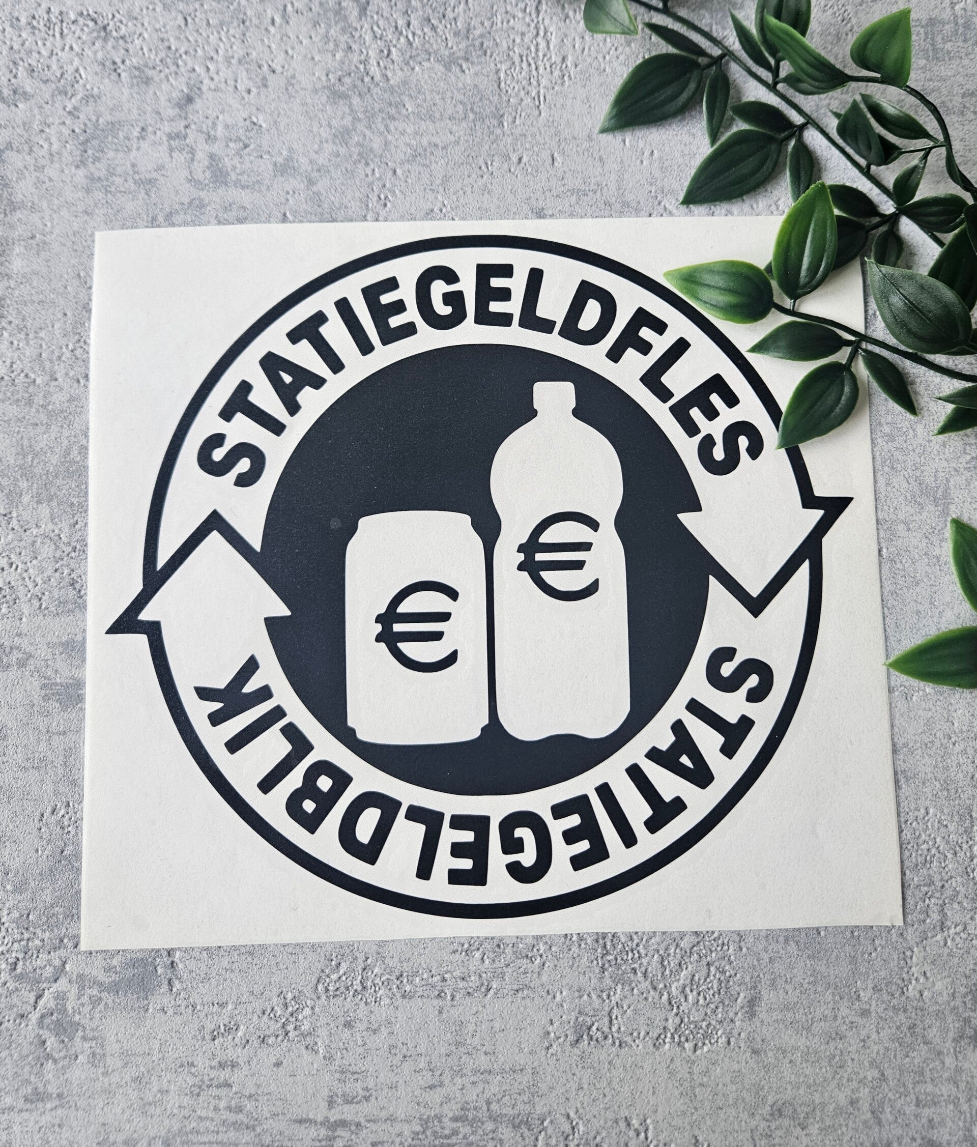 Sticker | Statiegeld flesjes en/of blikjes