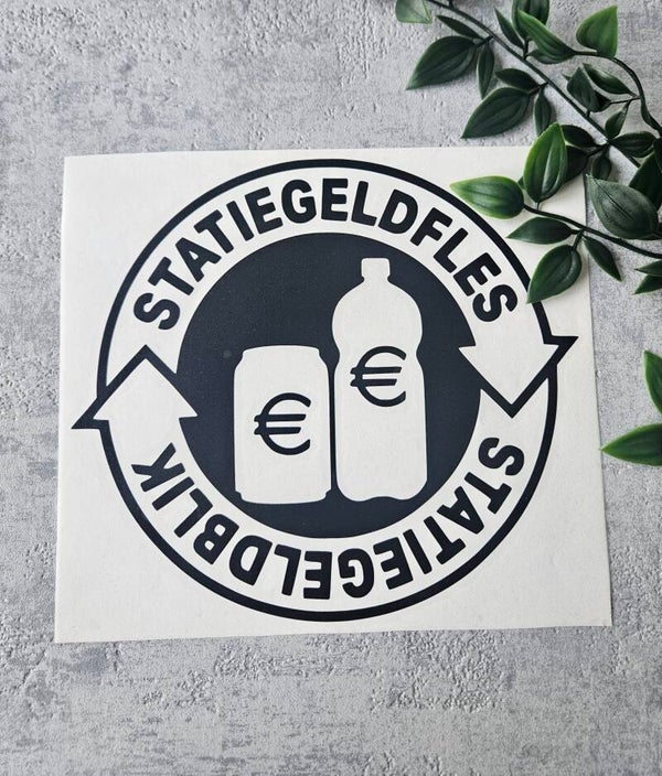 Sticker | Statiegeld flesjes en/of blikjes
