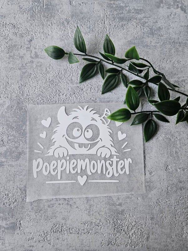Strijkapplicatie | Poepiemonster