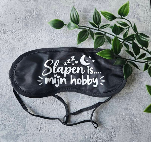 Slaapmasker | Slapen is mijn hobby