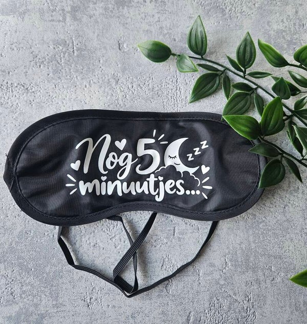 Slaapmasker | Nog 5 minuutjes...
