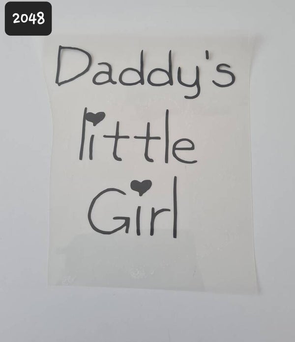 Strijkapplicatie | Daddy's little girl