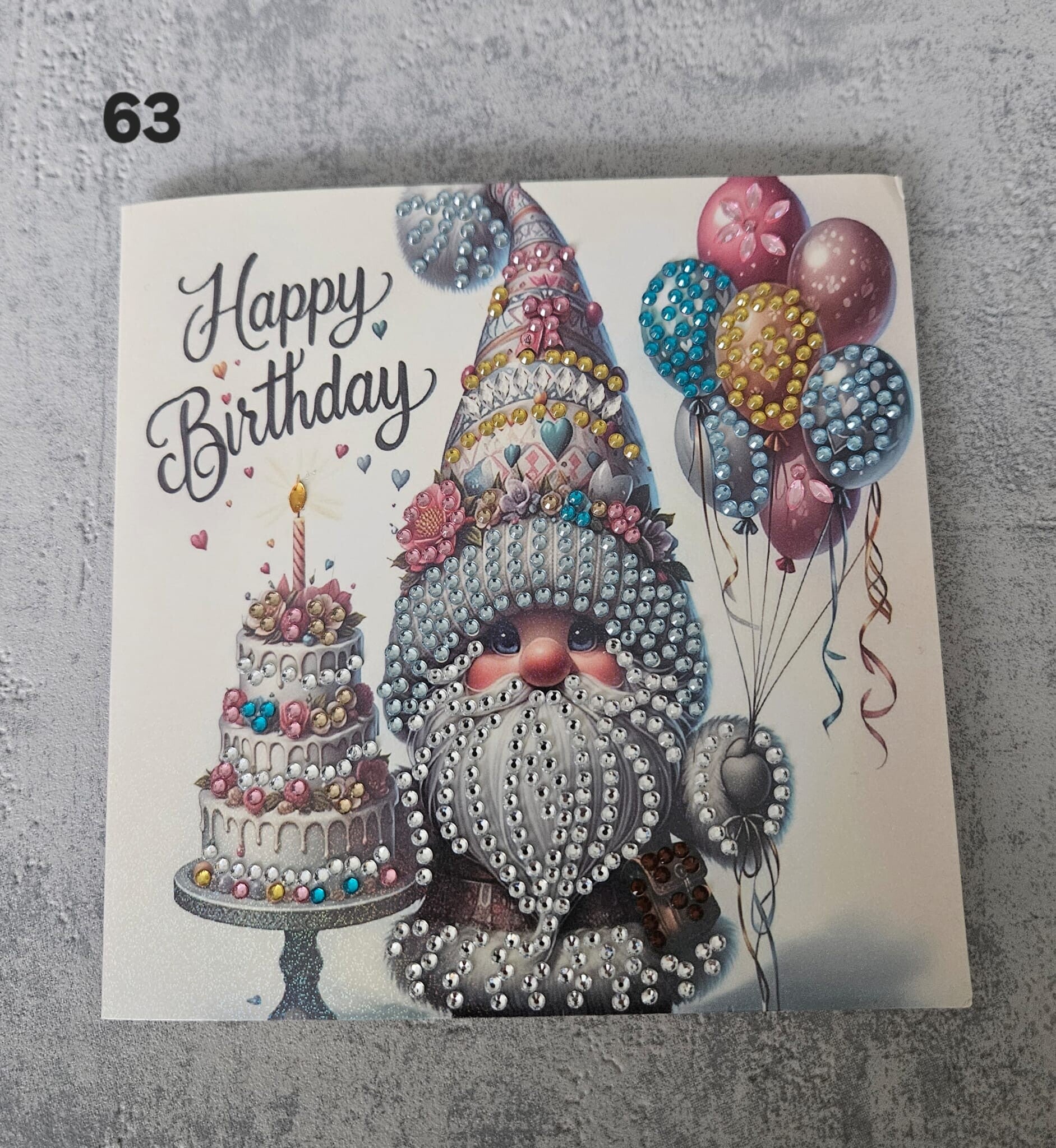 Kaart Verjaardag | 63