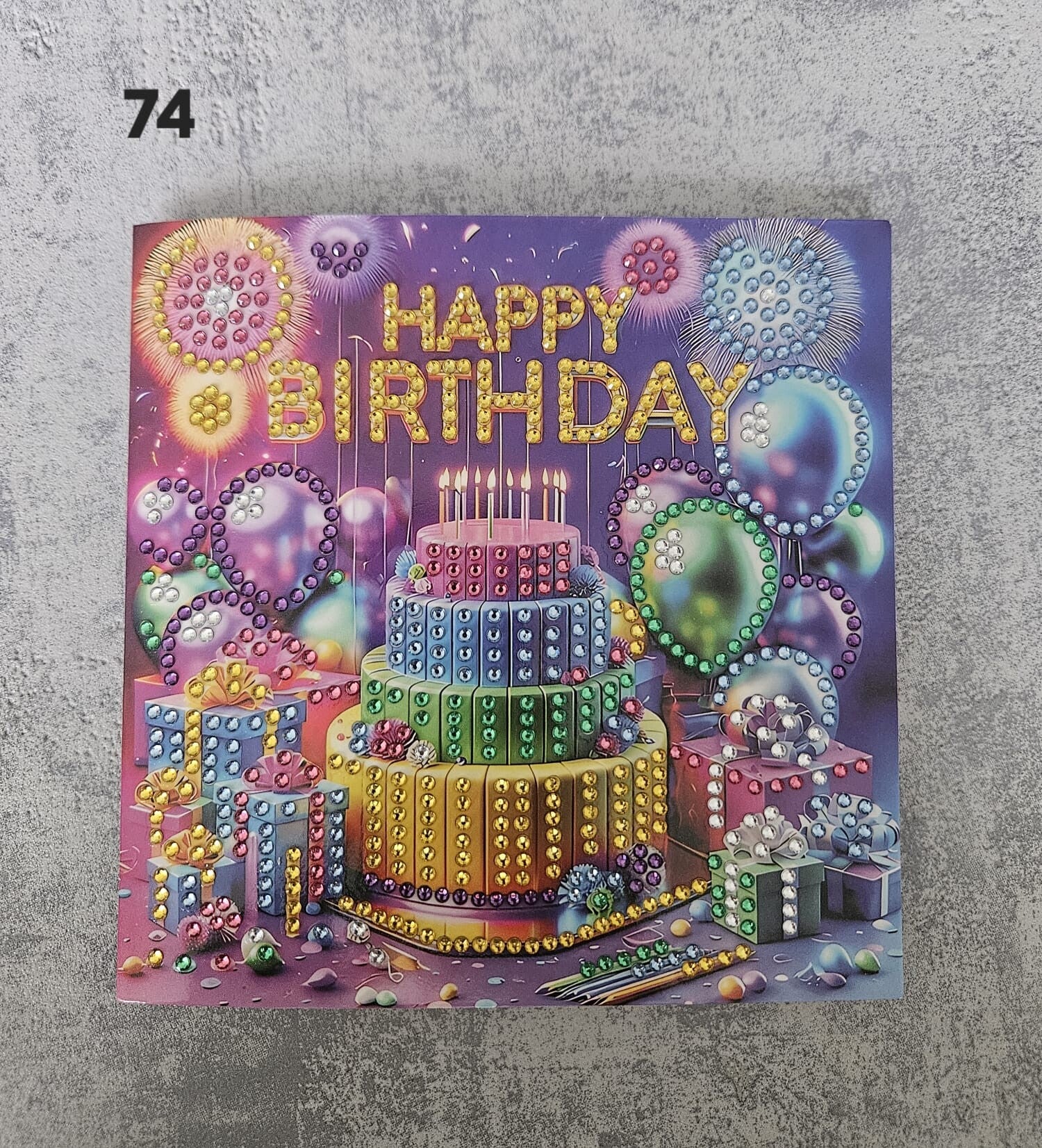 Kaart Verjaardag | 74
