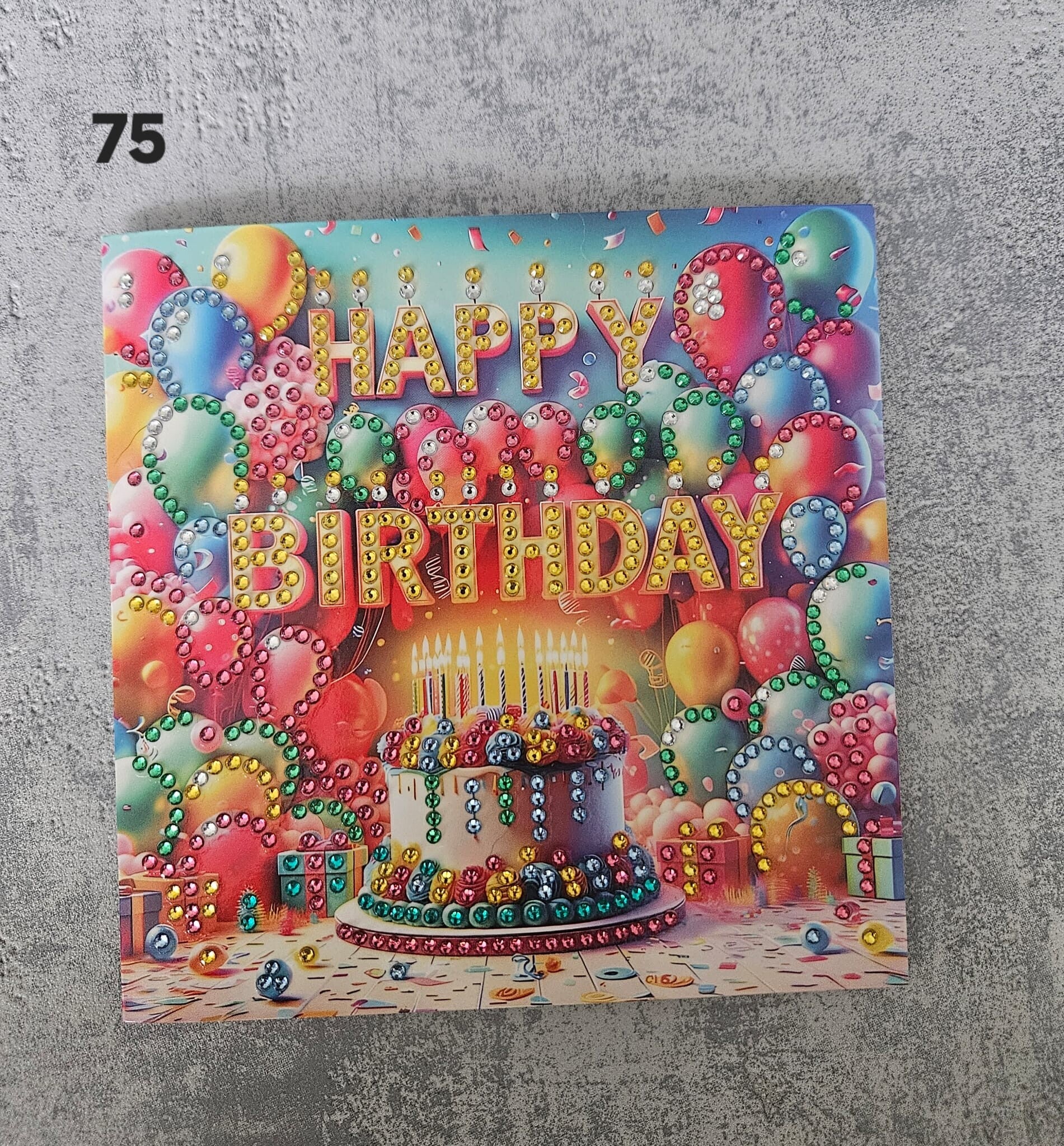 Kaart Verjaardag | 75