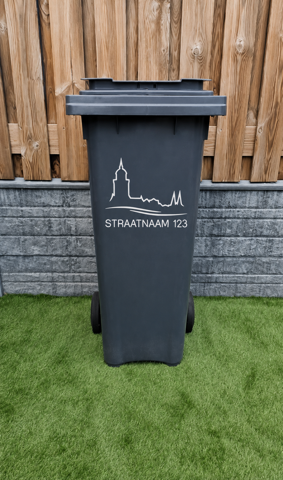 Container sticker | Deventer met golf