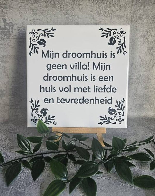 Tegeltje Sale | Mijn droomhuis