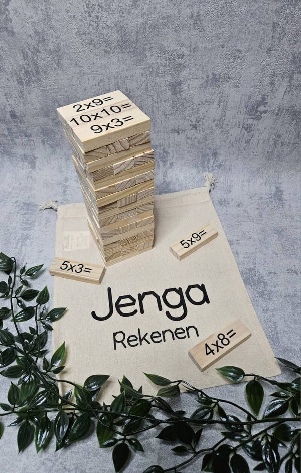 Spelletje | Jenga rekenen (tafels)