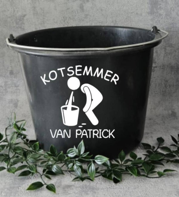 Sticker emmer | Kotsemmer