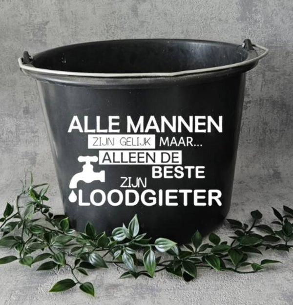 Sticker emmer | Loodgieters emmer
