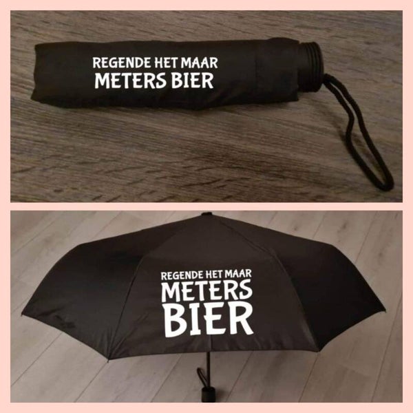 Paraplu | Regende het maar meters bier