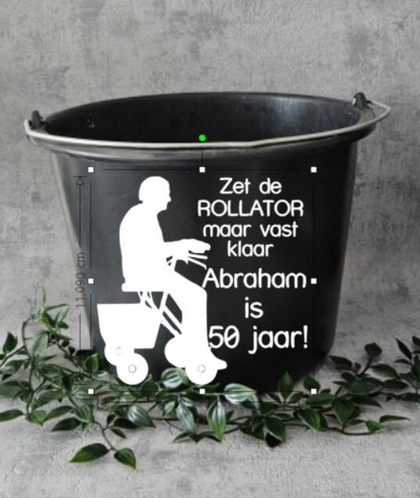 Sticker emmer | Abraham
