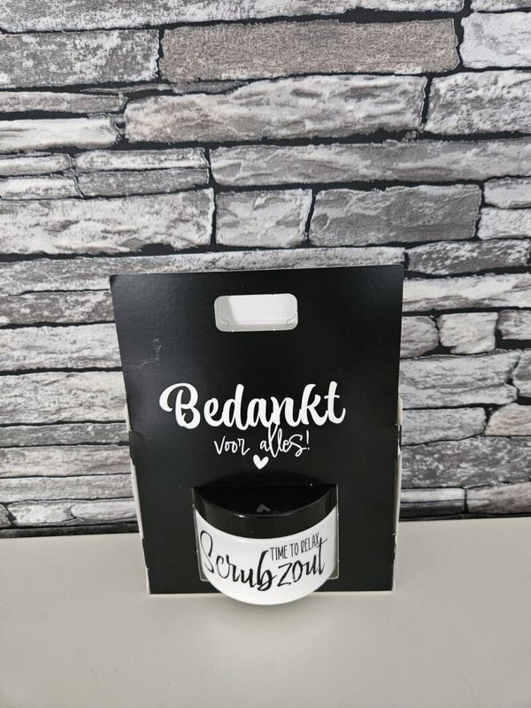 Scrubzout | Bedankt voor alles