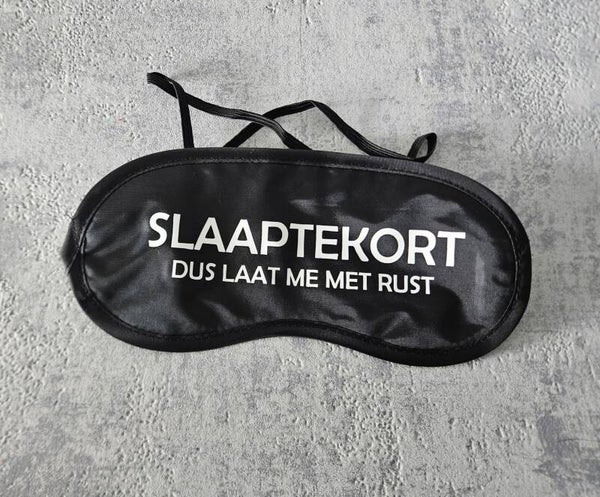 Slaapmasker | Slaaptekort laat me met rust