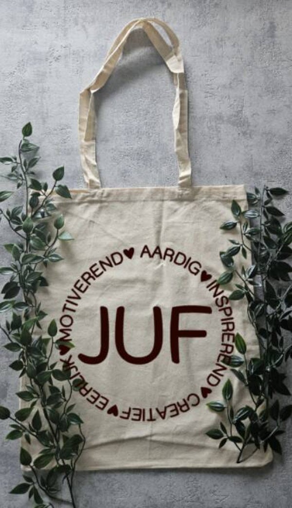 Katoenen tas | Juf