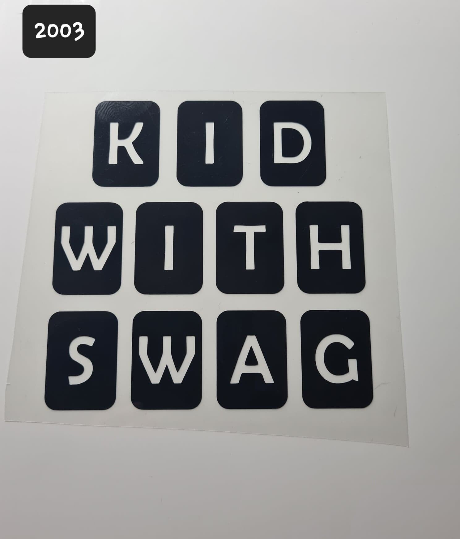 Strijkapplicatie | kid with swag