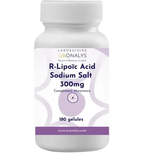 RLipoïc Acide Sodium Salt 300mg - 180 gélules
