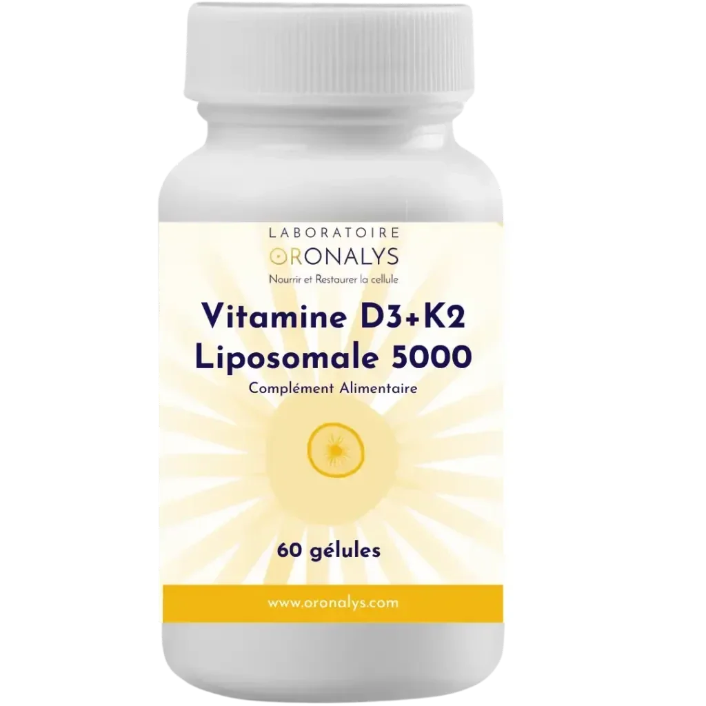 Vitamine D3 + K2 Liposomale 5000 UI