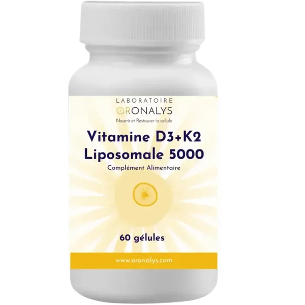 Vitamine D3 + K2 Liposomale 5000 UI