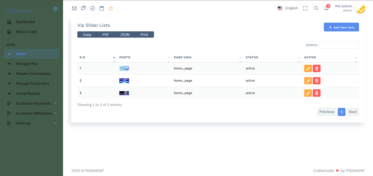 Hyip Metamax 1.0v Investment Php Script | Hyip Market Global - Buy ...