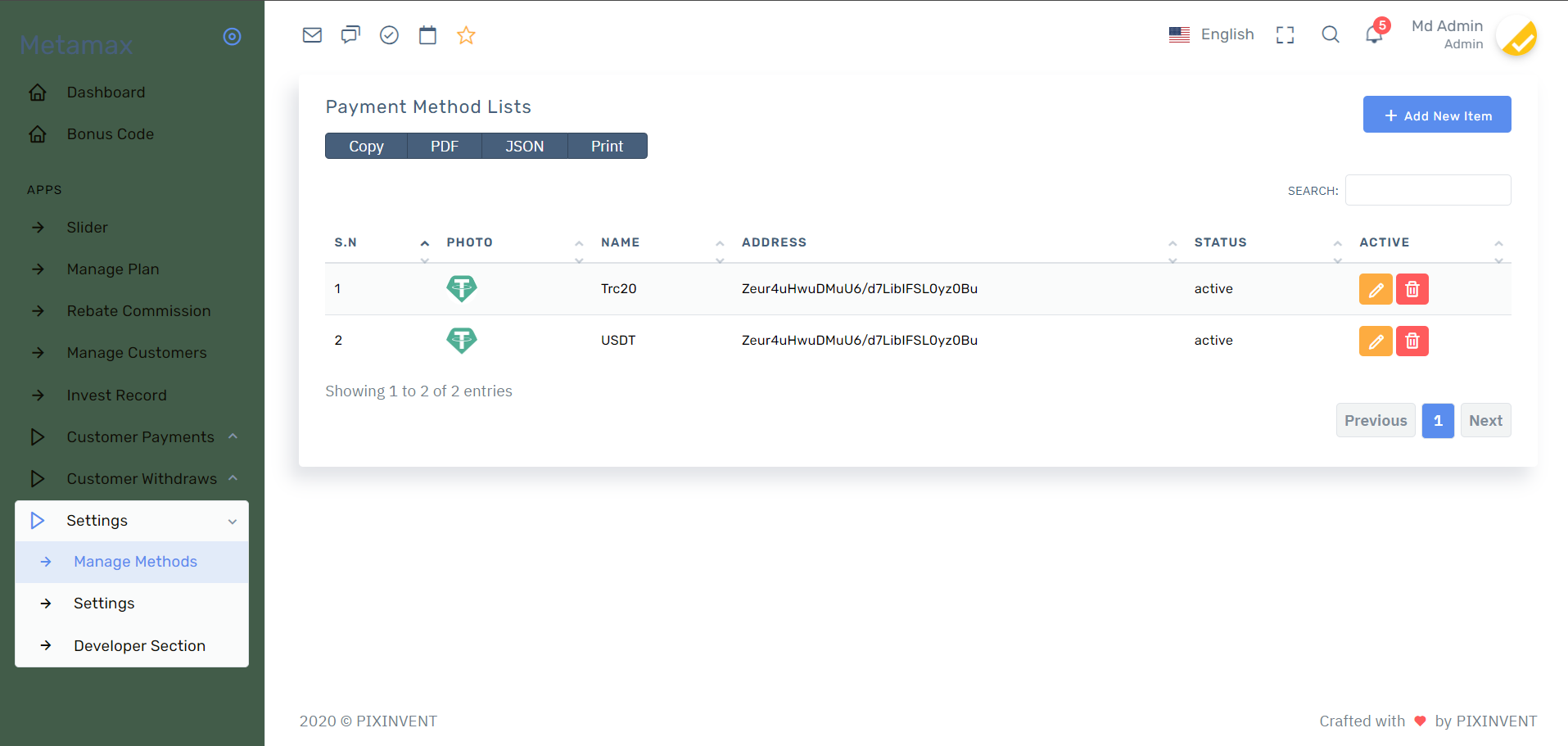 Hyip Metamax 1.0v Investment Php Script | Hyip Market Global - Buy ...