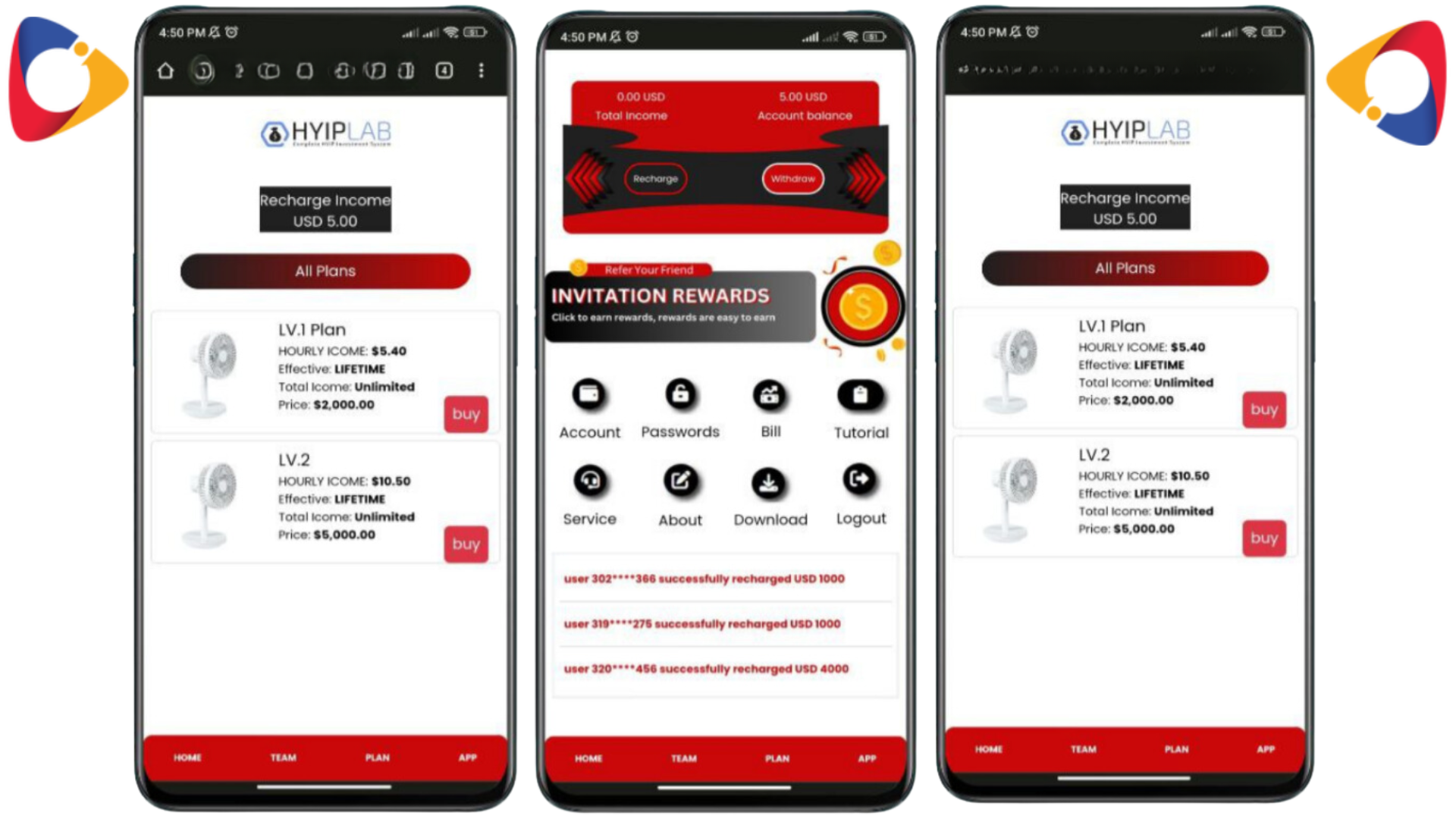 Hyip Pawer Bank Investiment Script V3
