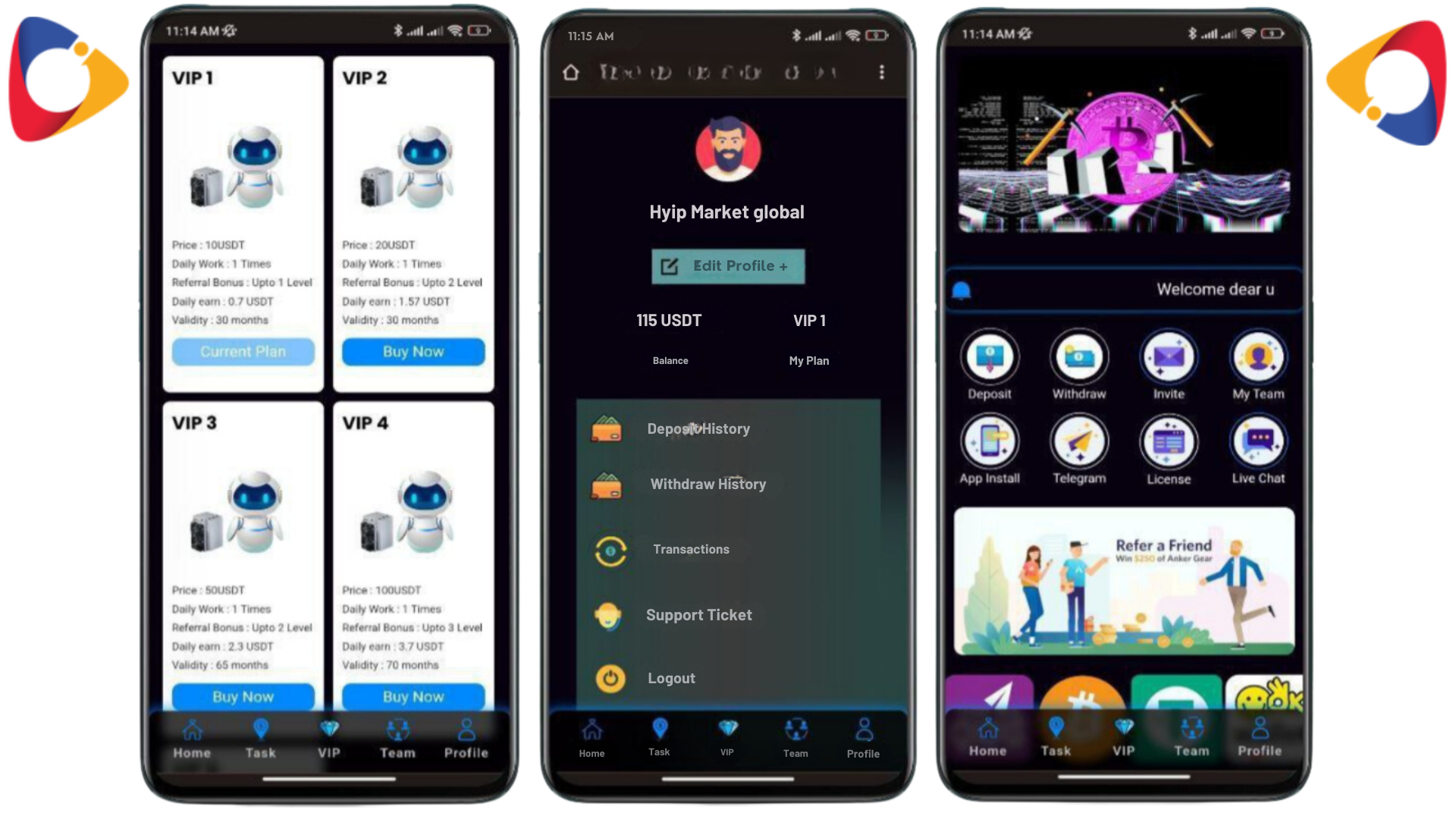 Hyip New Task Php Script