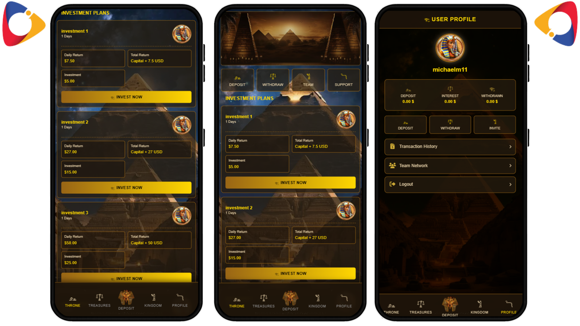 Hyip EGIPCIA REVOLUT V3.0 Php Script