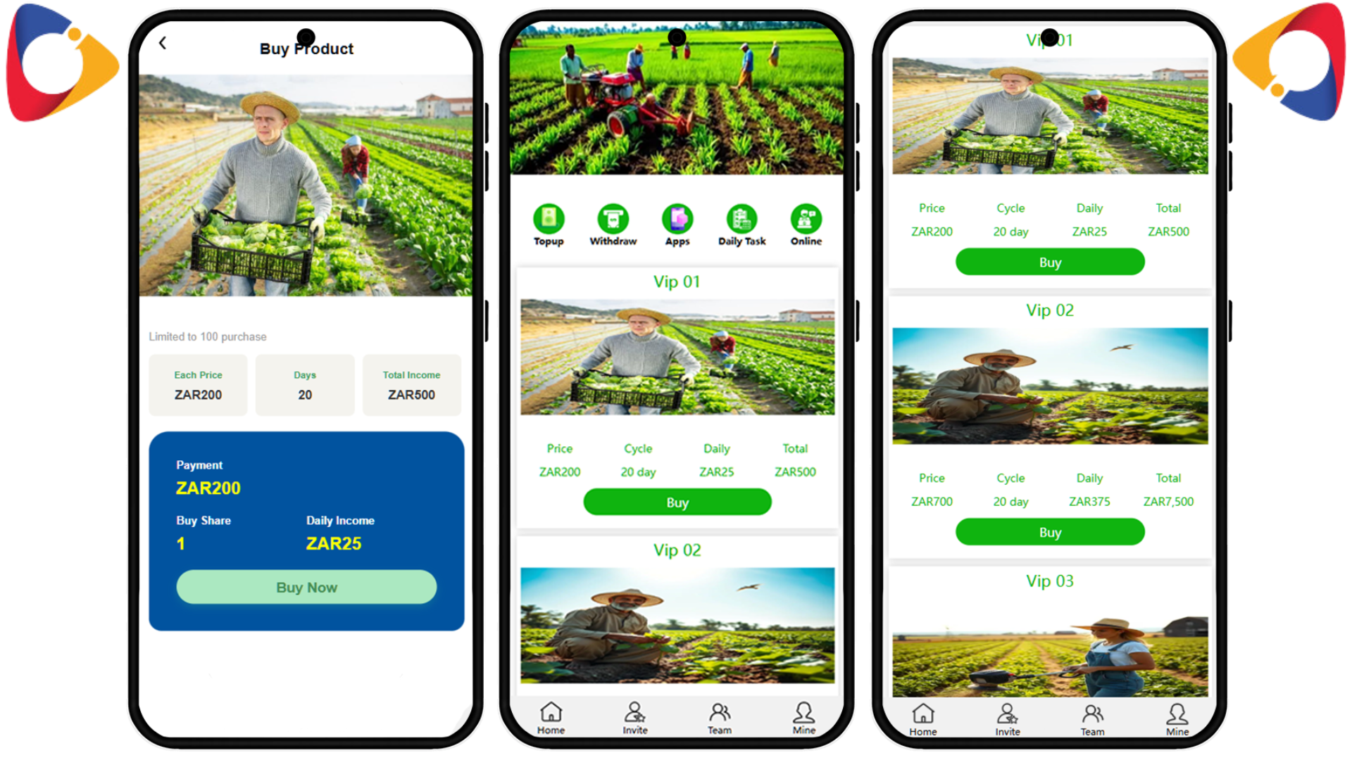 Hyip FARMA FRESH INVEST Php Script