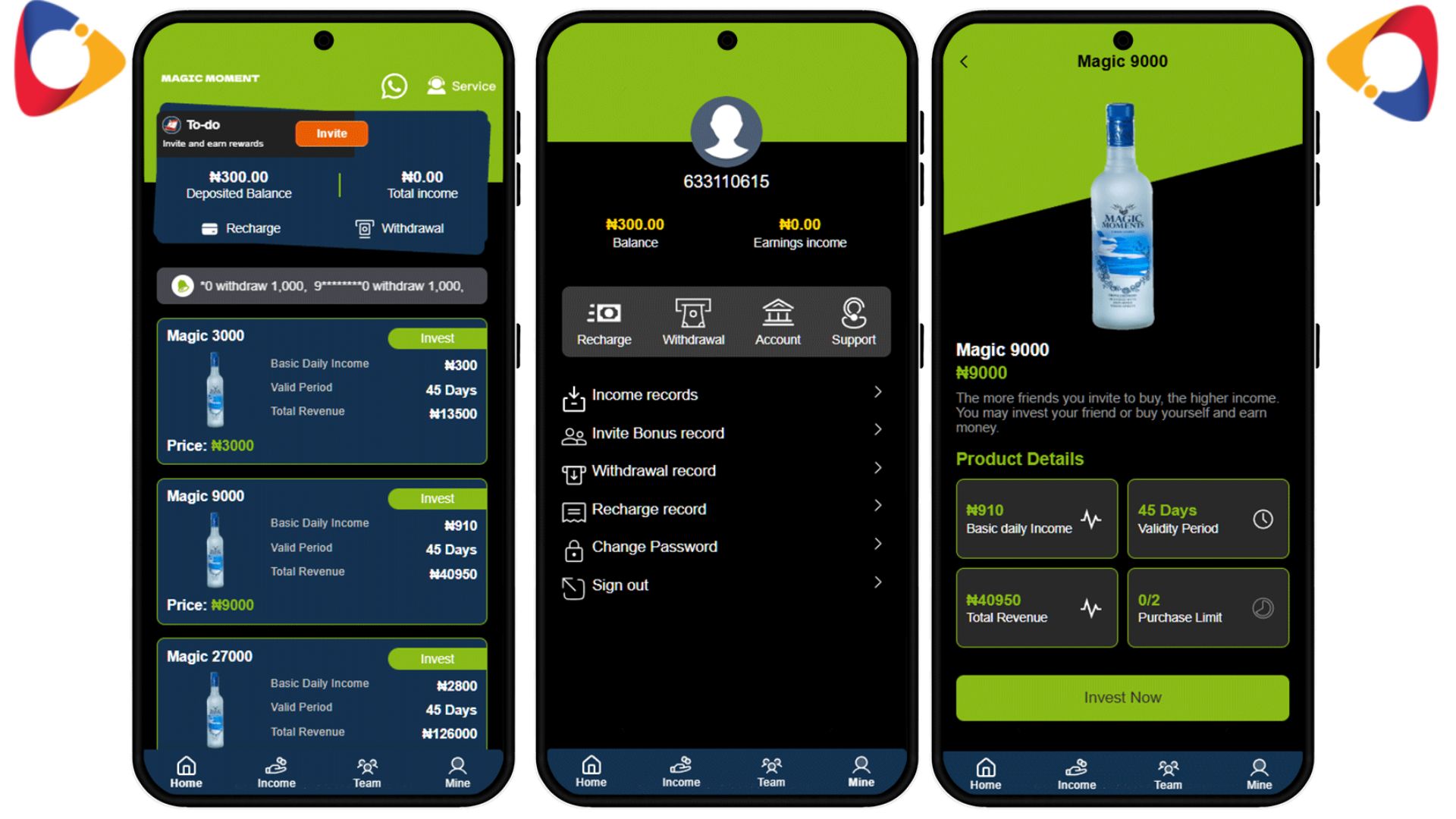 Hyip MAGIC TOD INVEST Php Script
