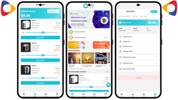 Hyip QU MINER PRO Php Script