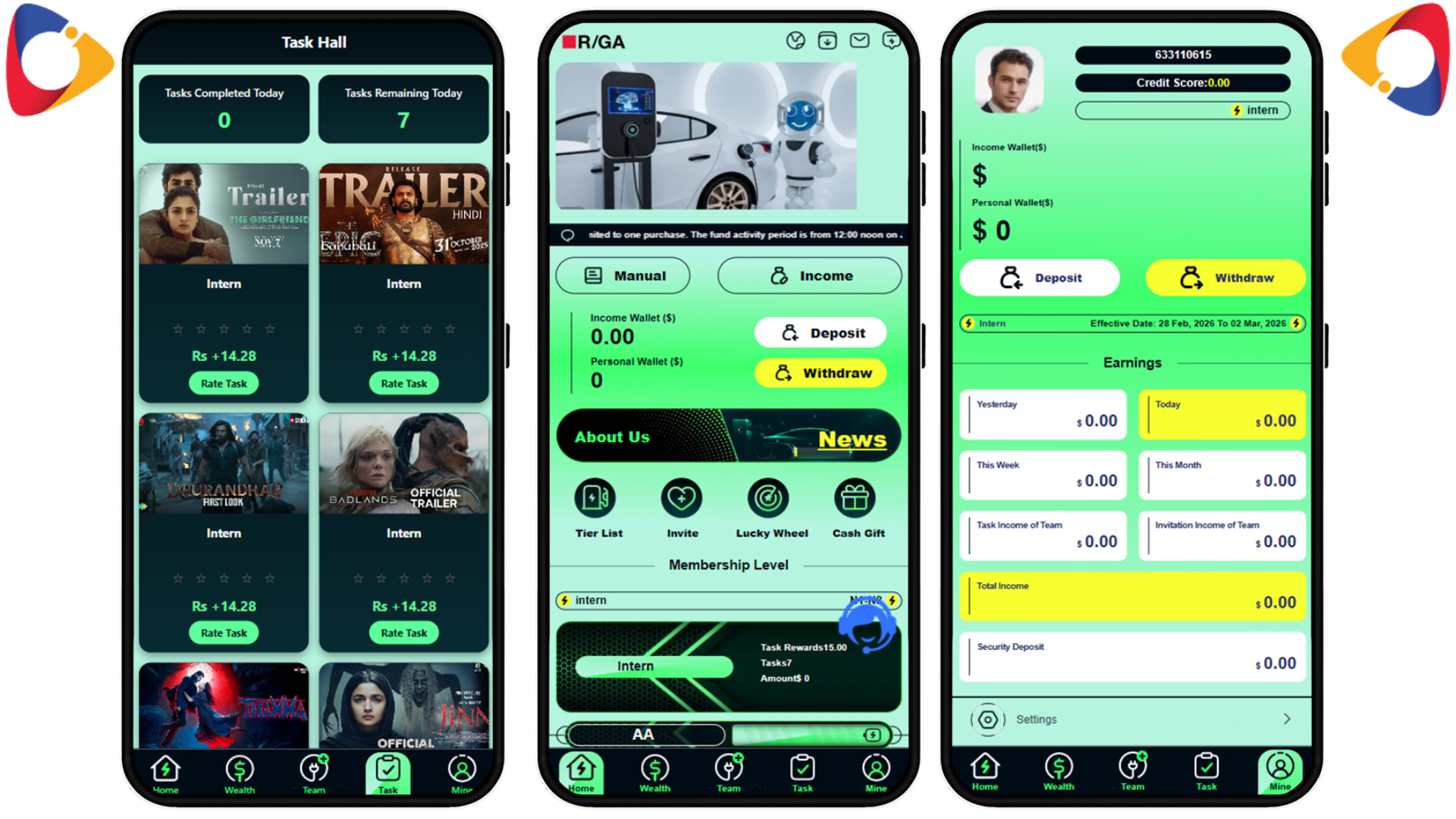 Hyip RGA Invest-Task Php Script