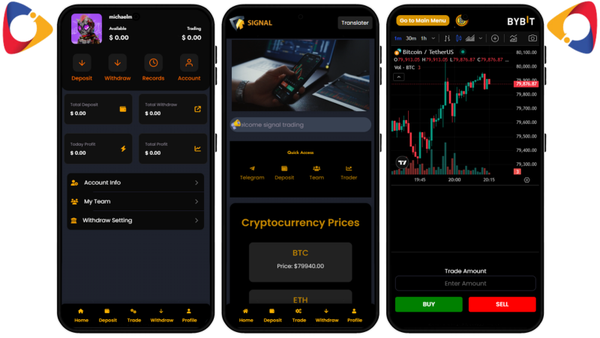 Hyip TRADER SIGNAL BYBIT Php Script