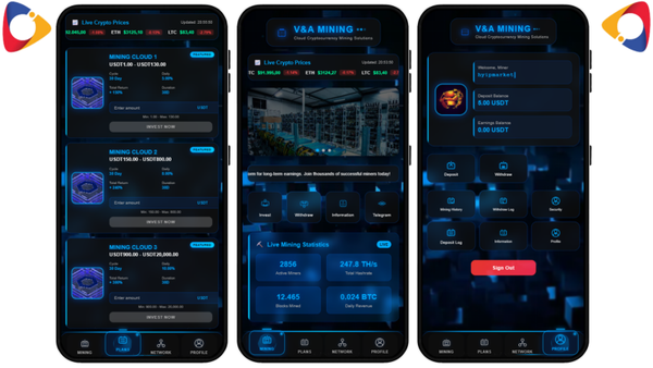 Hyip V&A MINING Php Script
