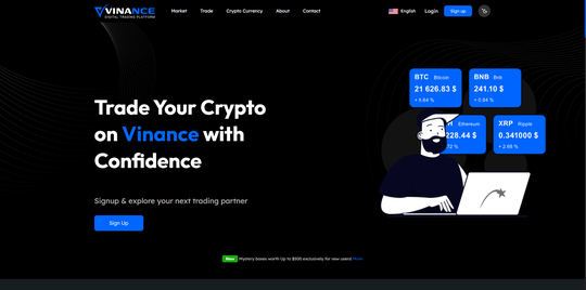 Vinance - Digital Trading Platform V2.3 nulled