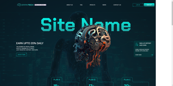 HYIP TEMPLATE Gold Coders 04