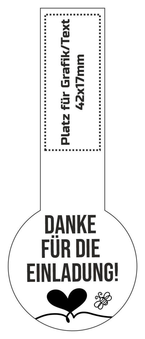 Siegeletikett Standard Herz 6