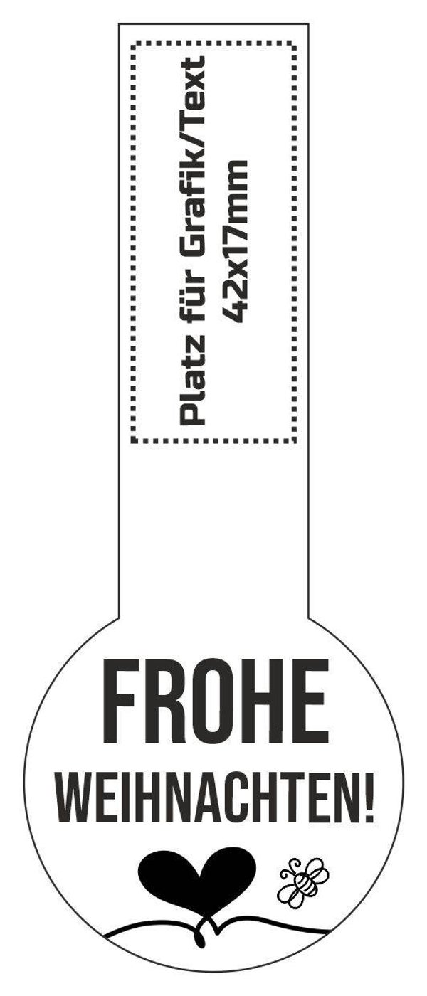 Siegeletikett Standard Herz 8