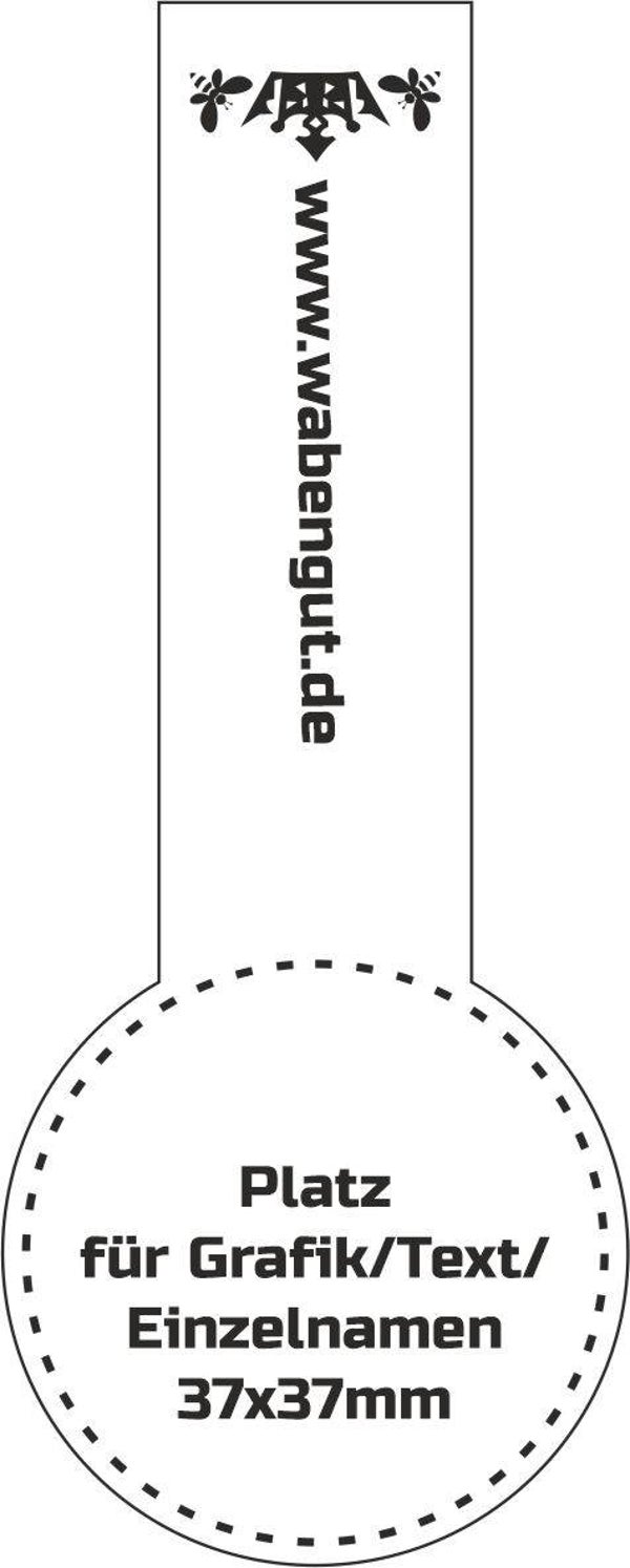 Siegeletikett Individuell Wabengut 2