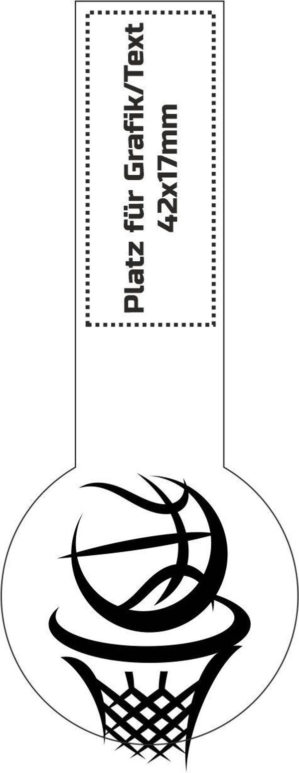 Siegeletikett Basketball 3