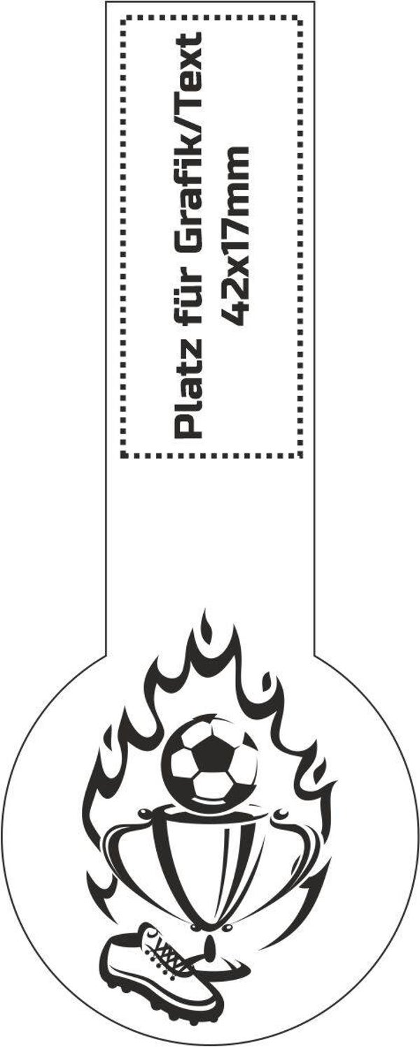 Siegeletikett Fussball 1